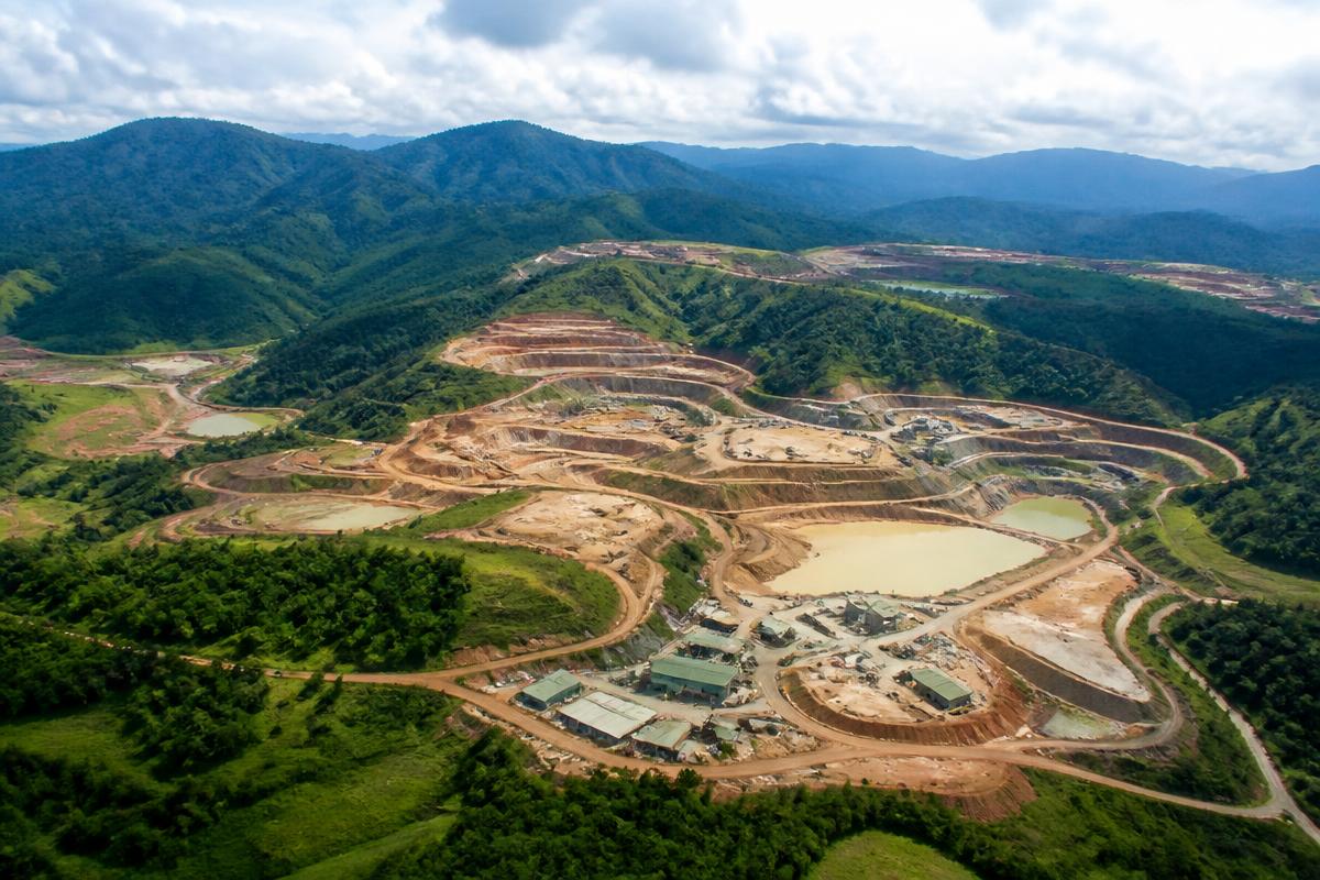 Paysage minier en République Démocratique du Congo