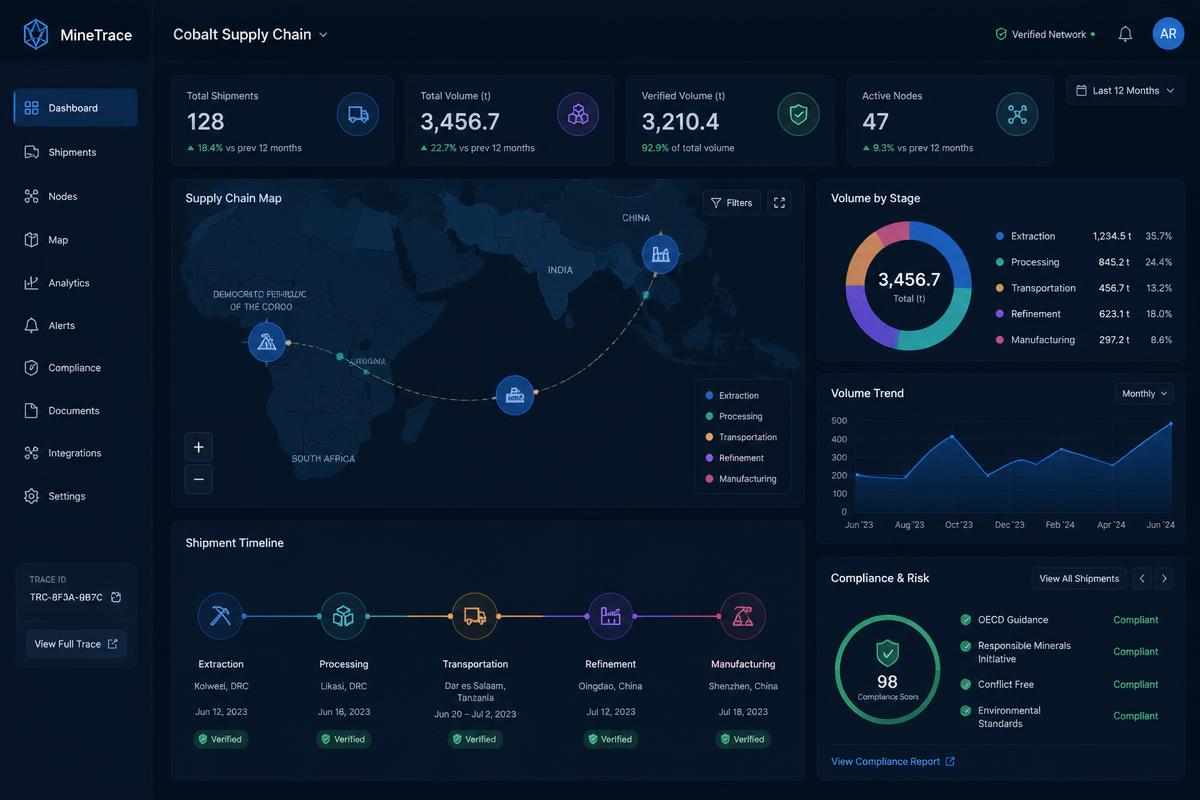 Dashboard de traçabilité ACDC